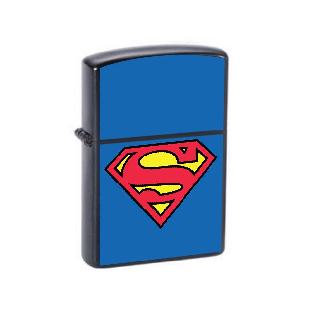 Superman - Oil Windproof Flip Top Lighters Briquet Encendedor 08