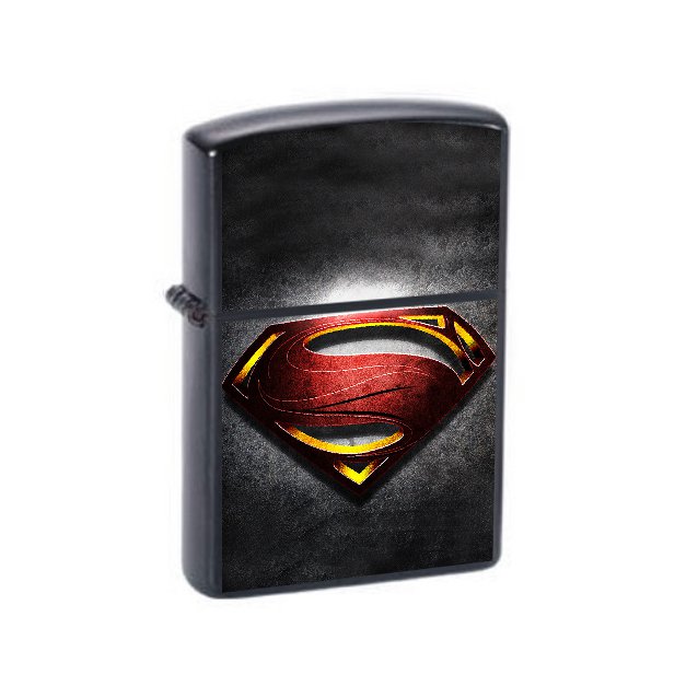 Superman - Oil Windproof Flip Top Lighters Briquet Encendedor 22