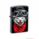 Cat The Happy Adventurer - Oil Windproof Flip Top Lighters Briquet Encendedor