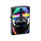 Cool Pug Wearing Headphones - Oil Windproof Flip Top Lighters Briquet Encendedor