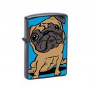 Cute Cartoon Pug Dog - Oil Windproof Flip Top Lighters Briquet Encendedor