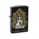Game Of Cats Got Parody 1 - Oil Windproof Flip Top Lighters Briquet Encendedor