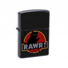 Jurassic Park Cat - Oil Windproof Flip Top Lighters Briquet Encendedor