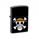 One Piece Logo Japanese Manga - Oil Windproof Flip Top Lighters Briquet Encendedor
