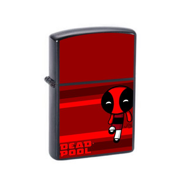 Deadpool - Oil Windproof Flip Top Lighters Briquet Encendedor 6