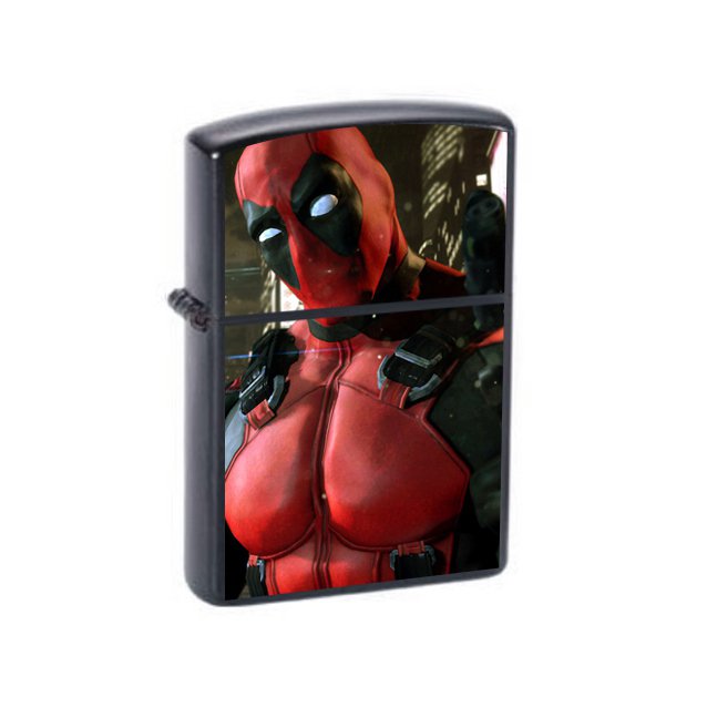 Deadpool - Oil Windproof Flip Top Lighters Briquet Encendedor 11