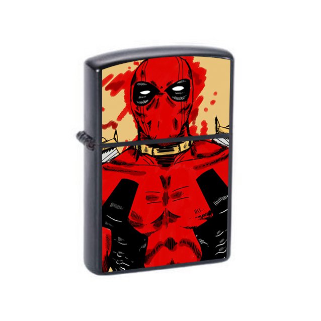 Deadpool - Oil Windproof Flip Top Lighters Briquet Encendedor 13