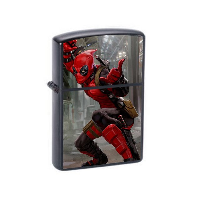 Deadpool - Oil Windproof Flip Top Lighters Briquet Encendedor 16