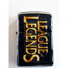 League of Legends - Oil Windproof Flip Top Black Lighters Briquet Encendedor