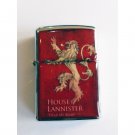 Game of Thrones - Lannister - Oil Windproof Flip Top Black Lighters Briquet Encendedor