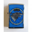 Game Of Thrones - Stark - Oil Windproof Flip Top Black Lighters Briquet Encendedor