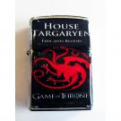 Game of Thrones - Targaryen - Oil Windproof Flip Top Black Lighters Briquet Encendedor