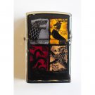 Game of Thrones - Oil Windproof Flip Top Black Lighters Briquet Encendedor 2