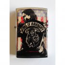 Sons Of Anarchy - Oil Windproof Flip Top Black Lighters Briquet Encendedor