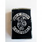 Sons Of Anarchy - Oil Windproof Flip Top Black Lighters Briquet Encendedor 1