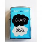 The Fault In Our Stars- Oil Windproof Flip Top Black Lighters Briquet Encendedor