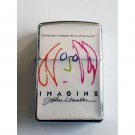 John Lennon - Imagine - Oil Windproof Flip Top Black Lighters Briquet Encendedor