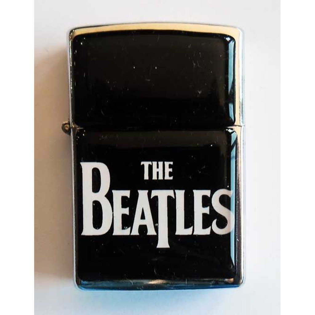The Beatles Logo - Oil Windproof Flip Top Black Lighters Briquet Encendedor