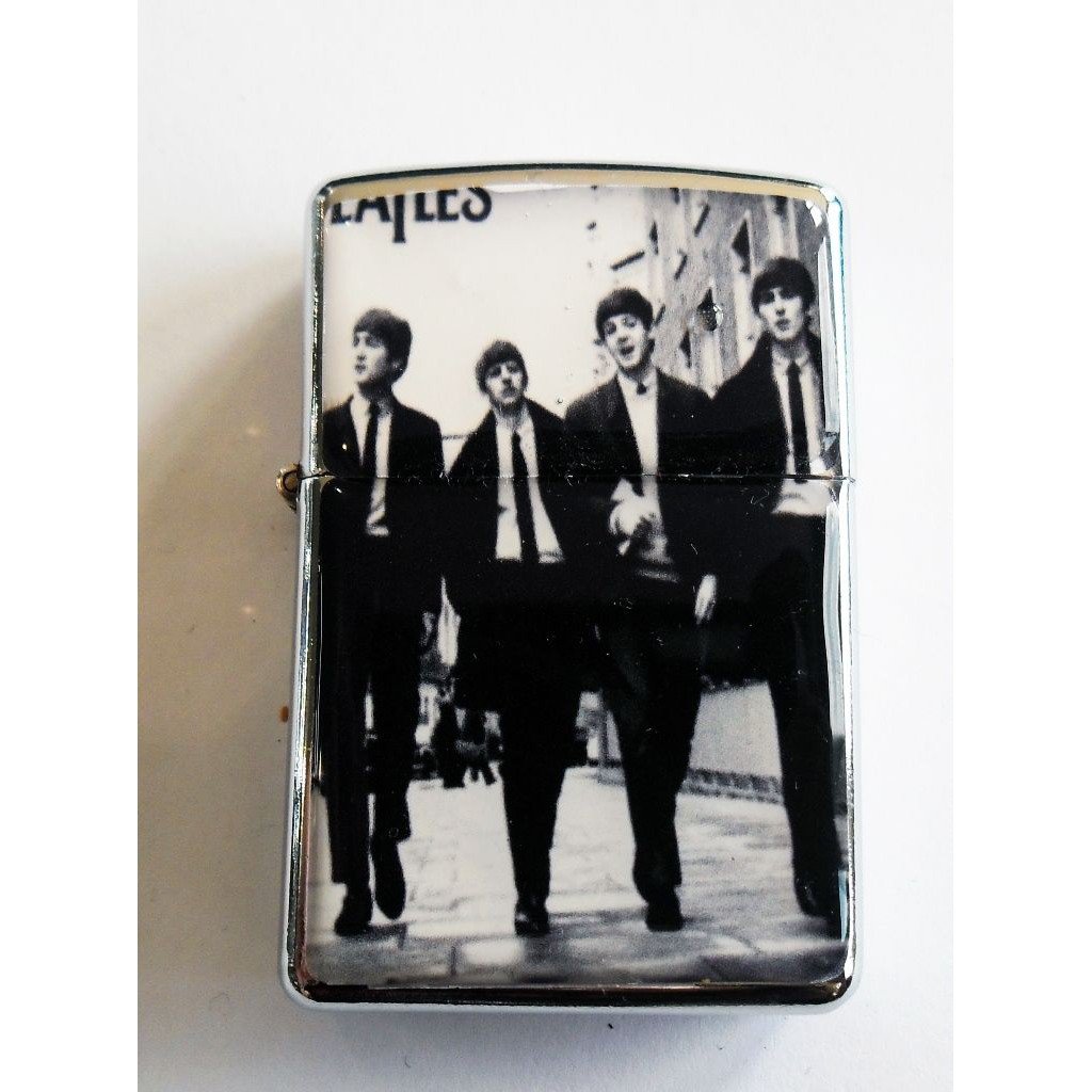 The Beatles - Oil Windproof Flip Top Black Lighters Briquet Encendedor