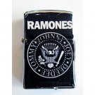 Ramones - Oil Windproof Flip Top Black Lighters Briquet Encendedor