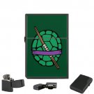 Teenage Mutant Ninja Turtles - Oil Windproof Flip Top Black Lighters Briquet Encendedor 12