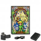 The Legend Of Zelda Wind Waker - Oil Windproof Flip Top Black Lighters Briquet Encendedor 1