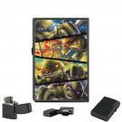 Tmnt Teenage Mutant Ninja Turtles Oil Windproof Flip Top Black Lighters Briquet Encendedor 3
