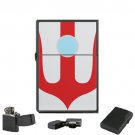 Ultraman First - Oil Windproof Flip Top Black Lighters Briquet Encendedor