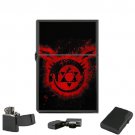 Full Metal Alchemist - Oil Windproof Flip Top Black Lighters Briquet Encendedor