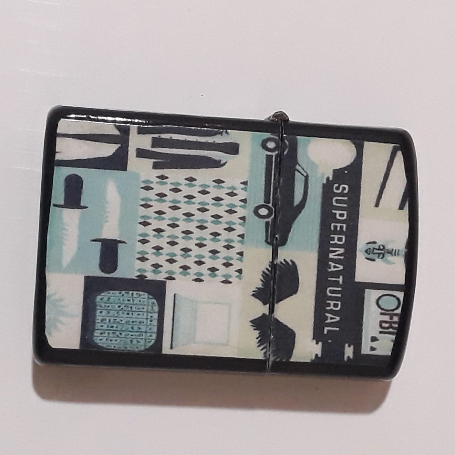 Supernatural Collage Art - Oil Windproof Flip Top Black Refillable Free Shipping 1