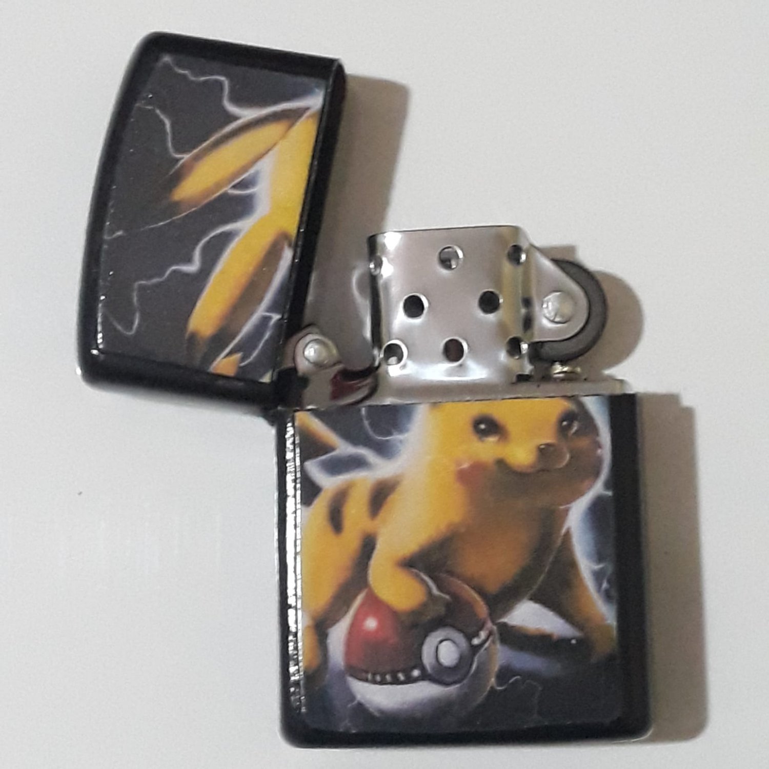 Pikachu Pokemon - Oil Windproof Flip Top Lighters Briquet Encendedor 9