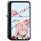 Anime Sakura - Oil Windproof Flip Top Black Lighters Briquet Encendedor 1