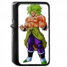Dragon Ball Z Broly Japanese Anime - Oil Windproof Flip Top Black Lighters Briquet Encendedor 12