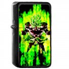 Dragon Ball Z Broly Japanese Anime Manga Oil Windproof Flip Top Black Lighters Briquet Encendedor 15