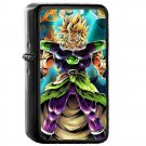 Dragon Ball Z Broly Japanese Anime - Oil Windproof Flip Top Black Lighters Briquet Encendedor 16