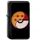 Dragon Ball Z Pokemon Poke Ball - Oil Windproof Flip Top Black Lighters Briquet Encendedor 11