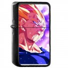 Dragon Ball Z Vegeta Japanese Anime - Oil Windproof Flip Top Black Lighters Briquet Encendedor 12