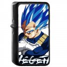 Dragon Ball Z Vegeta Japanese Anime - Oil Windproof Flip Top Black Lighters Briquet Encendedor 14
