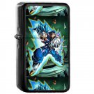 Dragon Ball Z Vegeta Japanese Anime Manga Oil Windproof Flip Top Black Lighters Briquet Encendedor 1