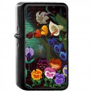 Alice - Oil Windproof Flip Top Black Lighters Briquet Encendedor 2