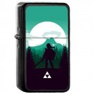 1 The Legend of Zelda - Oil Windproof Flip Top Black Lighters Briquet Encendedor 2