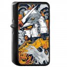 2 Nu Gundam Japanese Japan Anime - Oil Windproof Flip Top Black Lighters Briquet Encendedor 2