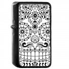 3 Day of The Dead Mexico Mexican - Oil Windproof Flip Top Black Lighters Briquet Encendedor 2