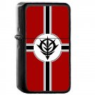 Anime 3 Gundam Zeon Japanese Japa - Oil Windproof Flip Top Black Lighters Briquet Encendedor 2