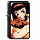 4 Faye Valentine Cowboy Bebop - Oil Windproof Flip Top Black Lighters Briquet Encendedor 2