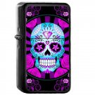 7 Sugar Skull Mexico Mexican - Oil Windproof Flip Top Black Lighters Briquet Encendedor 2