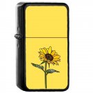 Aesthetic Sunflower - Oil Windproof Flip Top Black Lighters Briquet Encendedor 2