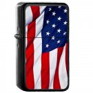 American Flag - Oil Windproof Flip Top Black Lighters Briquet Encendedor 2