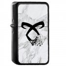 Angelic Rune - Oil Windproof Flip Top Black Lighters Briquet Encendedor 2