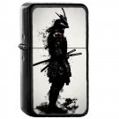 Armored Samurai - Oil Windproof Flip Top Black Lighters Briquet Encendedor 2